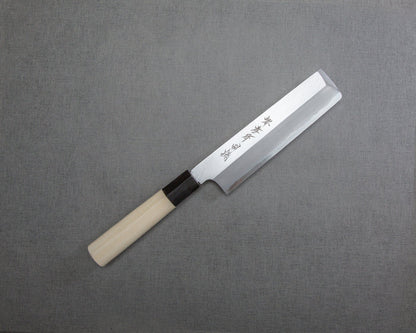 Sakai Takayuki "Tokujo Supreme" Shirogami #2 165mm Usuba with Buffalo Horn Handle