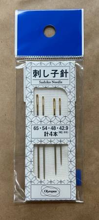 Sashiko Needles Assorted Sizes 4pk -- EmmaCreation