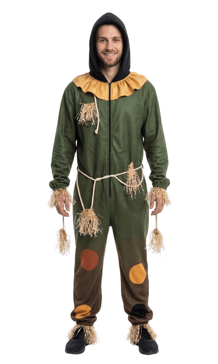 Scarecrow OZ Movie Replica Adult Halloween Cosplay Jumpsuit Costume - TVStoreOnline
