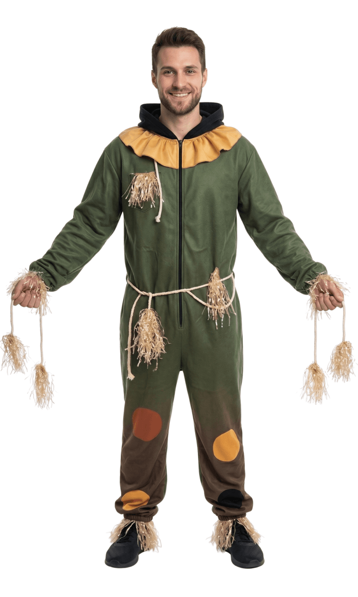 Scarecrow OZ Movie Replica Adult Halloween Cosplay Jumpsuit Costume - TVStoreOnline