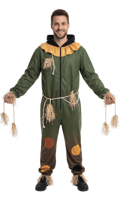 Scarecrow OZ Movie Replica Adult Halloween Cosplay Jumpsuit Costume - TVStoreOnline