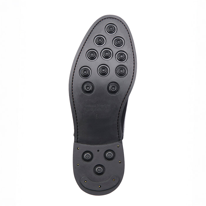 Semi - Brogue - Rubber Sole - Black