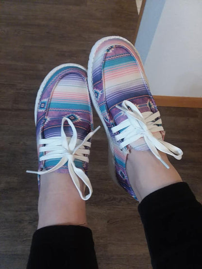 Serape and Leopard Shoes