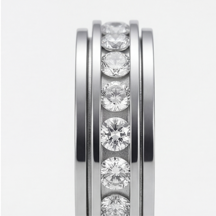 Serenova Rotating Zirconia Spinner Ring