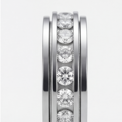 Serenova Rotating Zirconia Spinner Ring