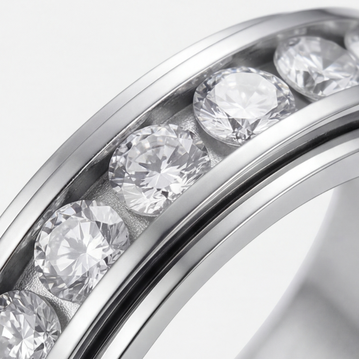 Serenova Rotating Zirconia Spinner Ring