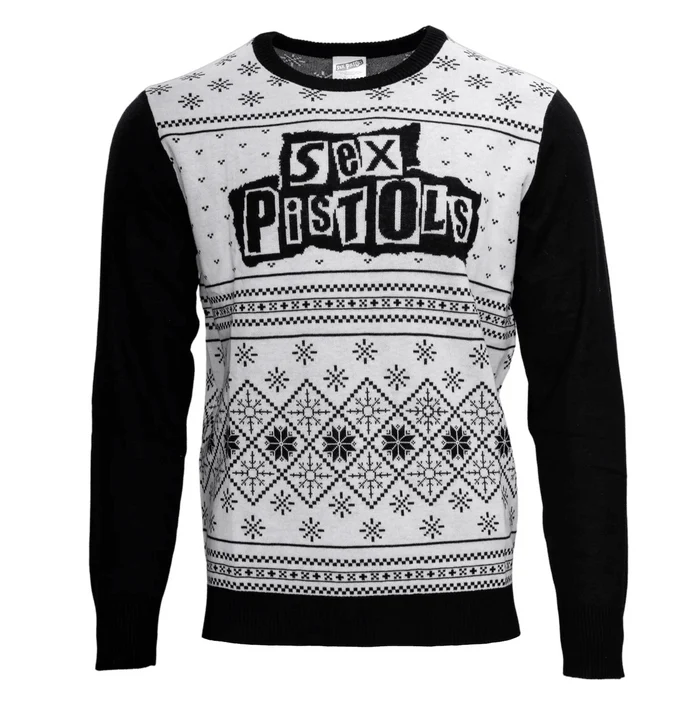 Sex Pistols Logo Ransom Adult Unisex Ugly Christmas Sweater - TVStoreOnline
