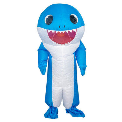 Shark Chub Suit Inflatable Adult Halloween Cosplay Pop Star Costume - TVStoreOnline