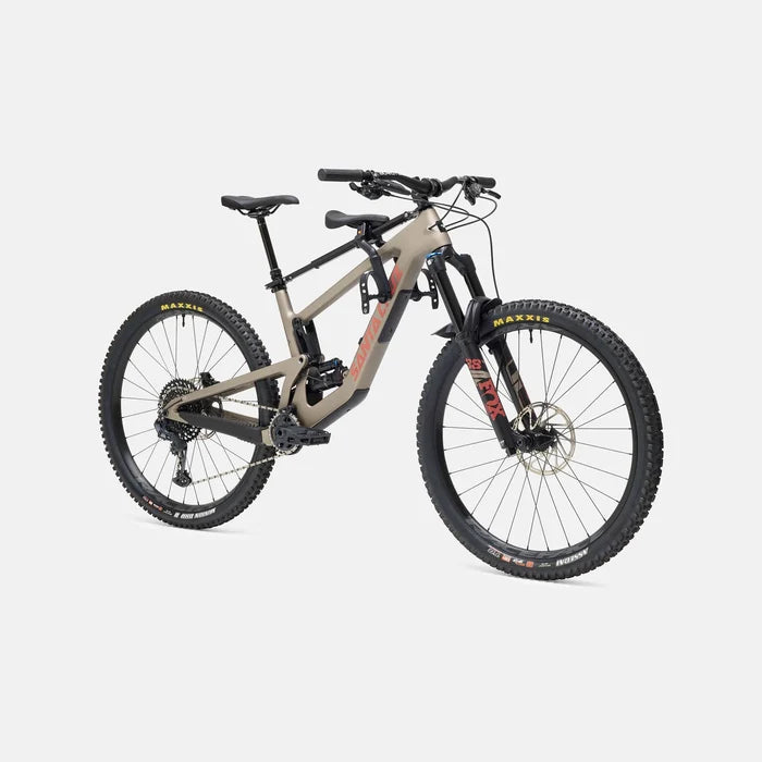Mountain bike on a white background