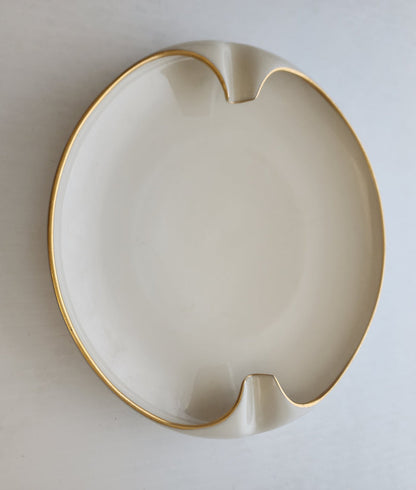 Sign lenox dish Made in usa Gold mark