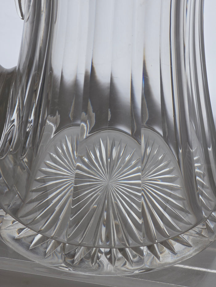 Signed Libbey cut glass pitcher ABP antique.