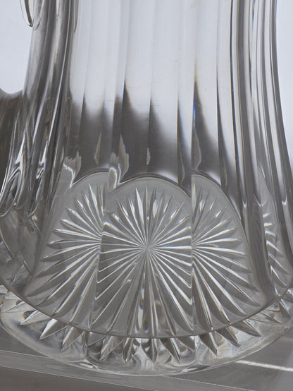 Signed Libbey cut glass pitcher ABP antique.