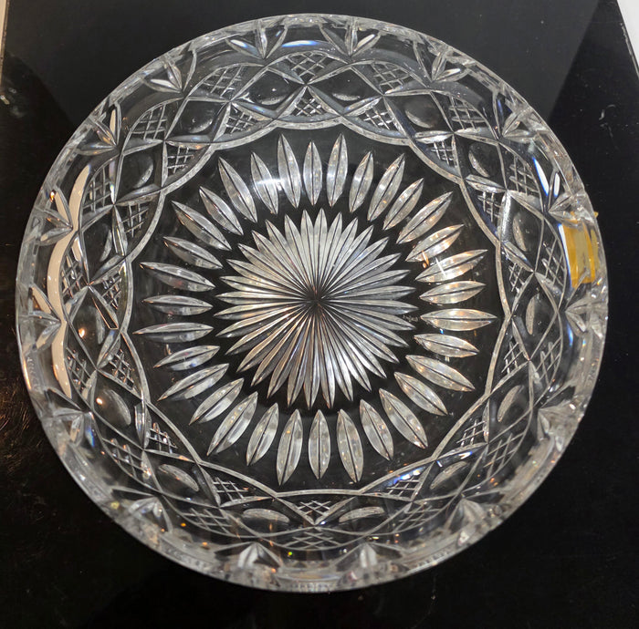 Signed Rexford Crystal Cut Glass Bowl