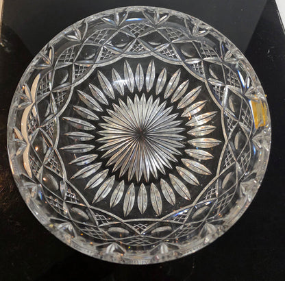 Signed Rexford Crystal Cut Glass Bowl
