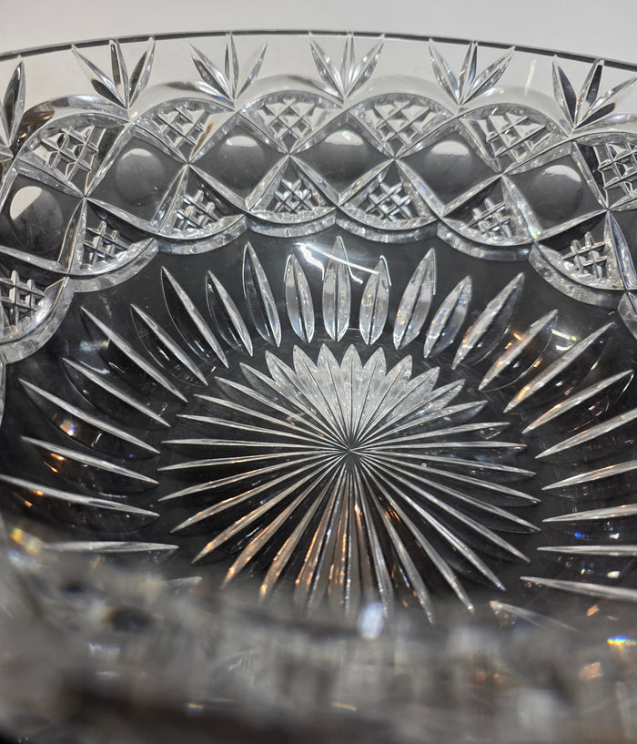Signed Rexford Crystal Cut Glass Bowl