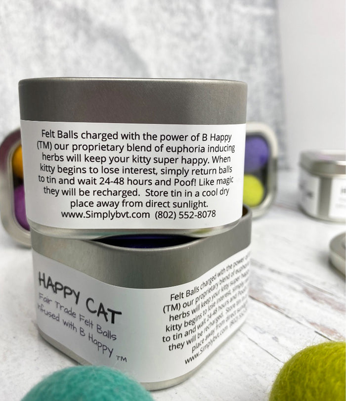 CATNIP INFUSED BALLS WITH TIN