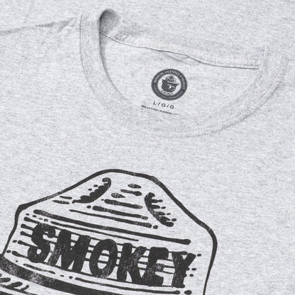 Smokey the Bear Adult Unisex Tonal Gray T-Shirt - TVStoreOnline