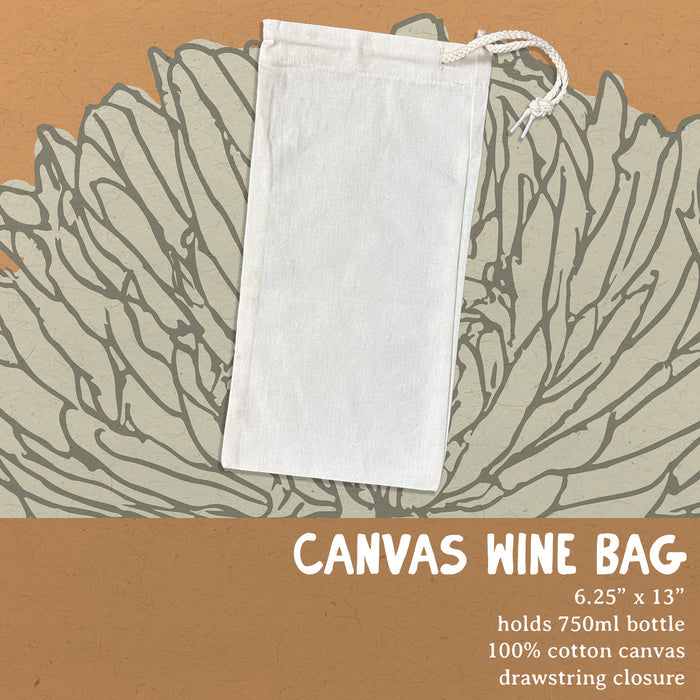 Snailed It! - Canvas Wine Bag