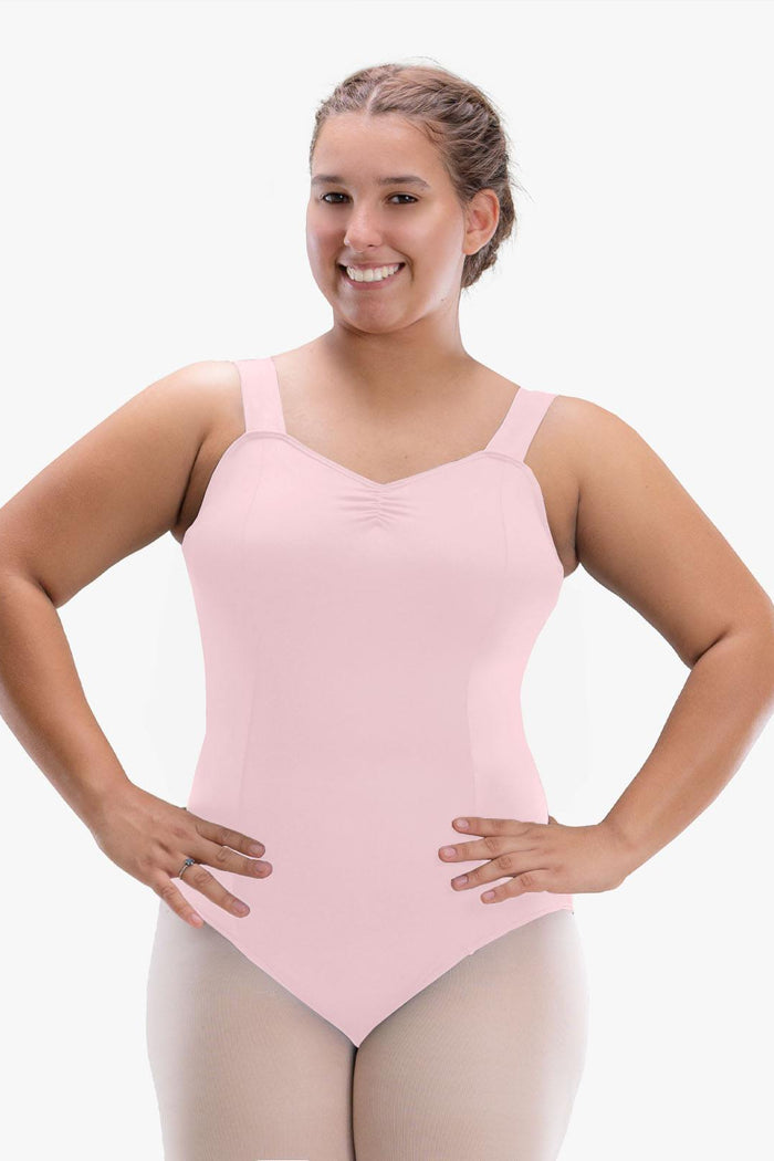 So Danca Amaya Curvy Fit Leotard, Light Pink SL182