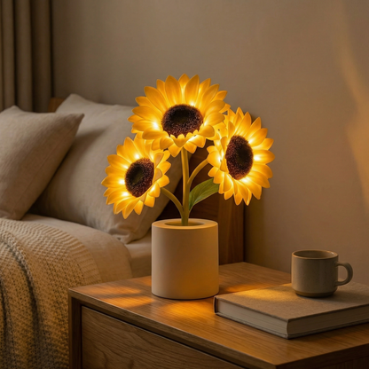 Solara – Rechargeable Sunflower Table Lamp