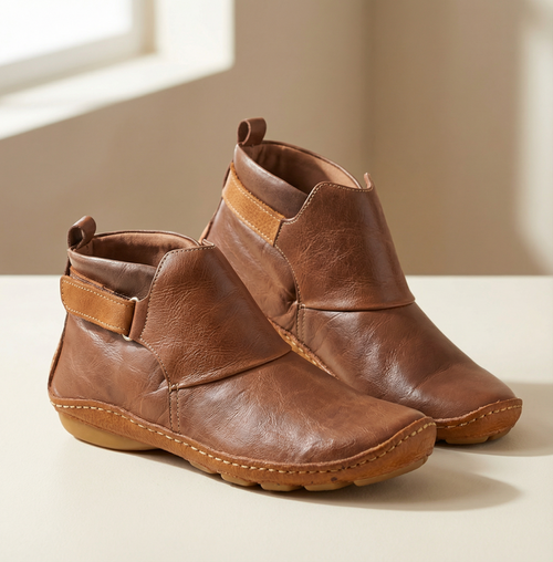 Solena - Women's adjustable ankle boots for sensitive feet