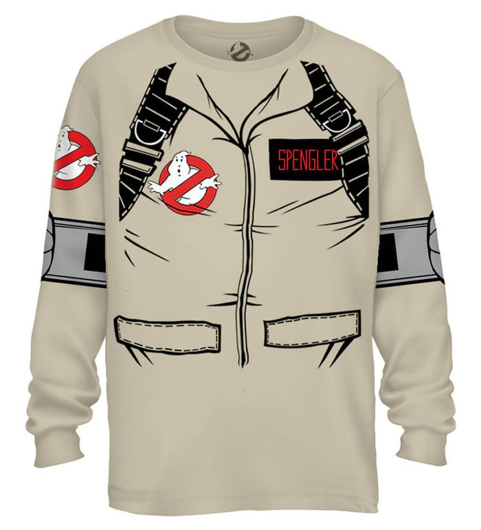 Spengler Long Sleeve Costume T-shirt With Back Print-tvso