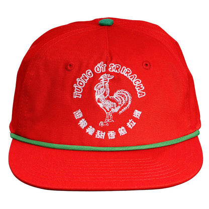 Sriracha Hot Sauce Hat Rooster Logo Red Adult Unisex Baseball Cap - TVStoreOnline