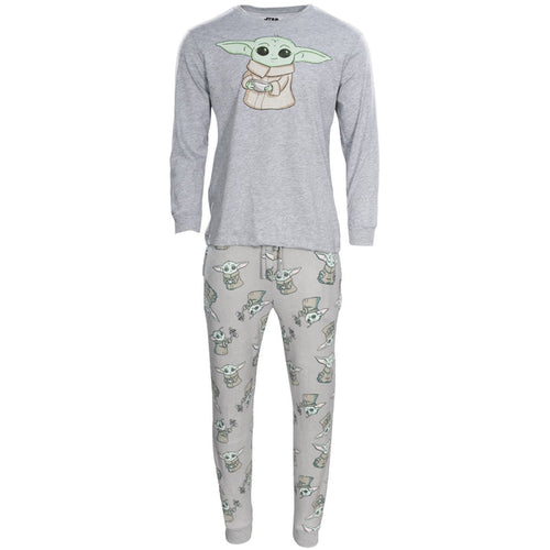 Star Wars Baby Yoda Adult Unisex Pajama Set - TVStoreOnline