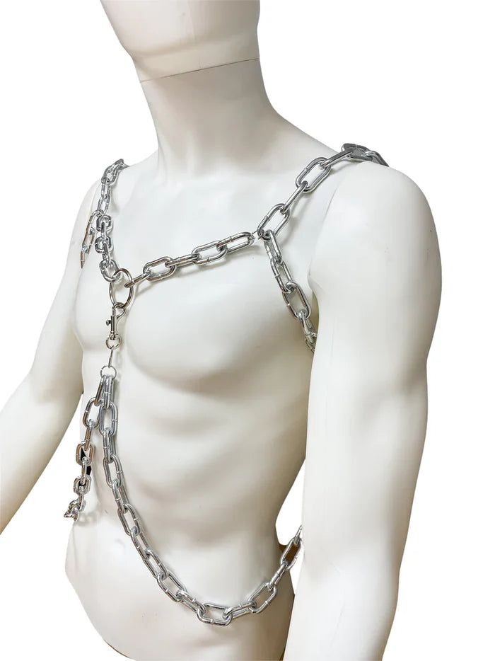 side of harness on mannequin