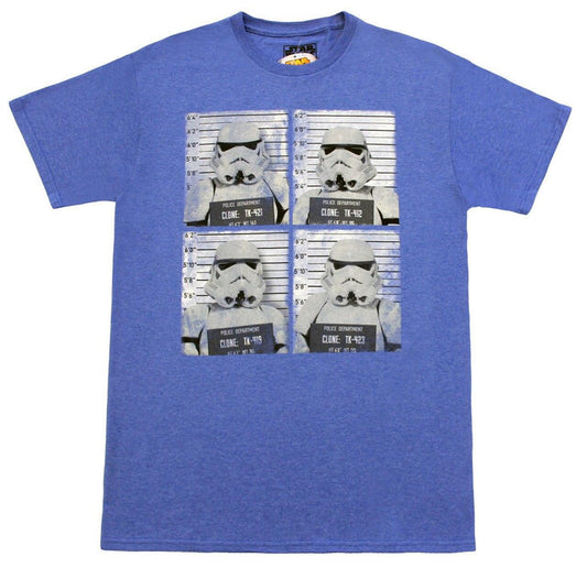 Storm Trooper Line Up Mug Shots T-shirt-tvso