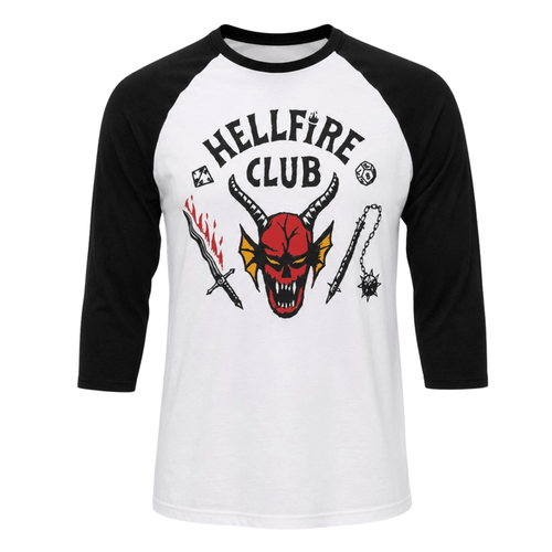 Stranger Things Hellfire Club Replica TV Series Adult Halloween Cosplay Costume T-Shirt - TVStoreOnline