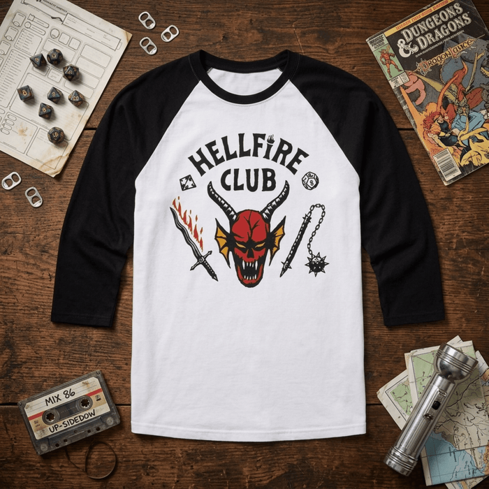 Stranger Things Hellfire Club Replica TV Series Adult Halloween Cosplay Costume T-Shirt - TVStoreOnline