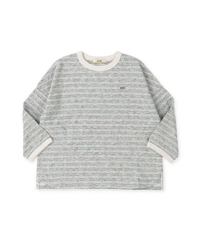 Striped Big Long Sleeve Tee