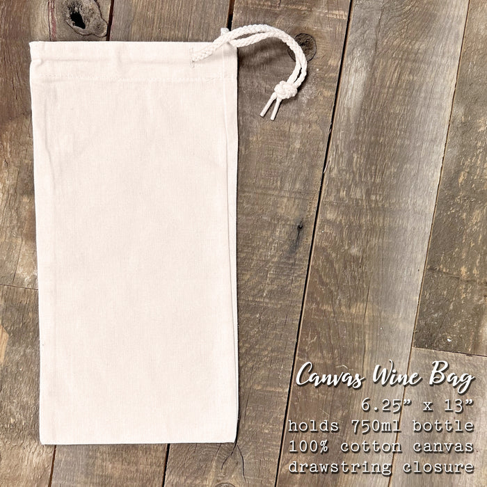 Strong Mother's - Mother's Day Canvas Wine Bag