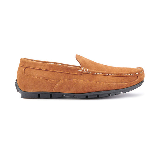 Suede Moccasin – Ginger