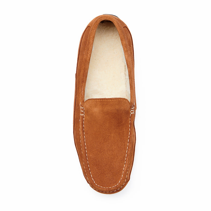 Suede Moccasin – Ginger