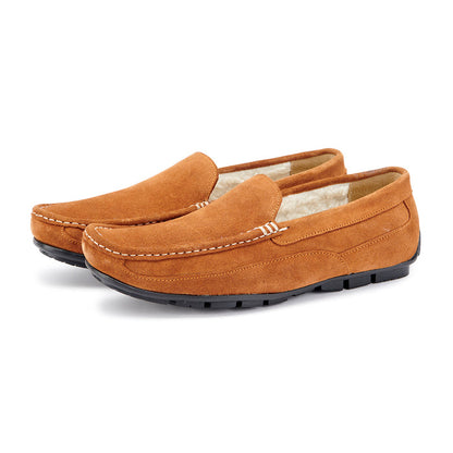 Suede Moccasin – Ginger