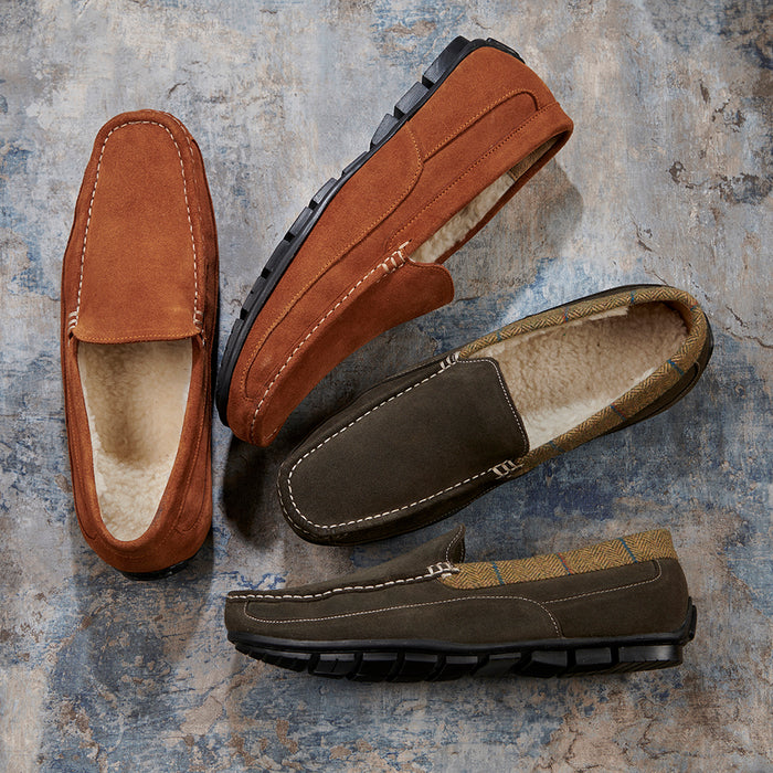 Suede Moccasin – Ginger