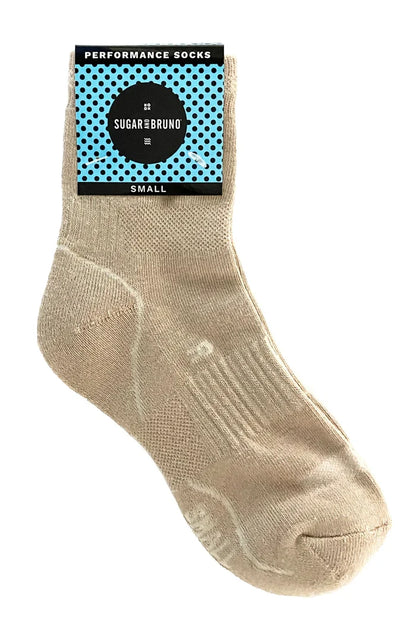Sugar and Bruno Performance Socks, Nude D7423