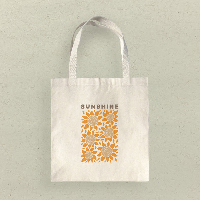 Sunflower Poster - Canvas Tote Bag