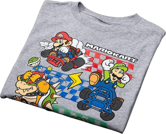 Super Mario Bros Mario Kart Officially Licensed Retro Style Gaming T-Shirt - TVStoreOnline
