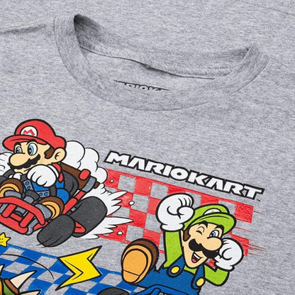Super Mario Bros Mario Kart Officially Licensed Retro Style Gaming T-Shirt - TVStoreOnline