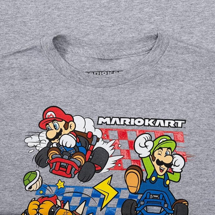 Super Mario Bros Mario Kart Officially Licensed Retro Style Gaming T-Shirt - TVStoreOnline