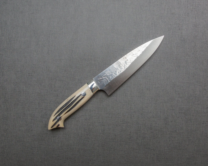 Takeshi Saji SRS-13 Tsuchime 130mm Petty with White Stag Horn Handle