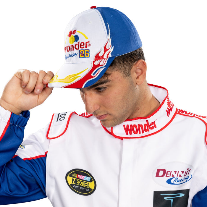 Talladega Nights Wonder Bread Retro White Hat Cap