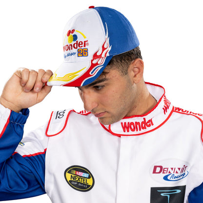 Talladega Nights Wonder Bread Retro White Hat Cap