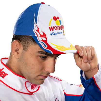 Talladega Nights Wonder Bread Retro White Hat Cap