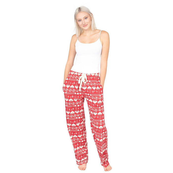 The Big Lebowski Bowling Pins Red Lounge Pants