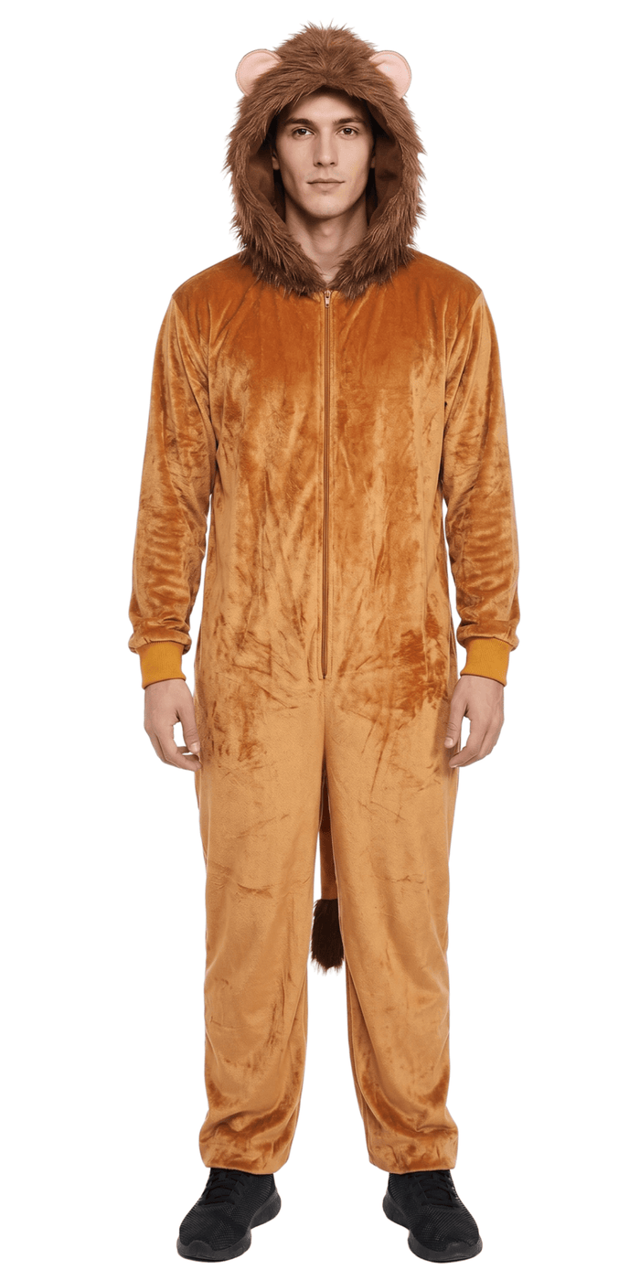The Cowardly Lion OZ Movie Adult Halloween Cosplay Costume - TVStoreOnline