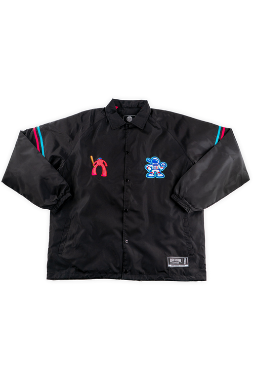 The Flaming Lips x Oklahoma City Comets Pink Robot Astro Skater Jacket product view